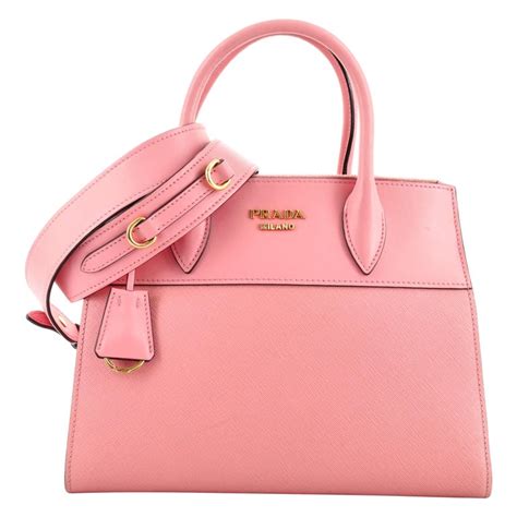 prada paradigme bag pink|Prada Paradigme Tote Saffiano with City Calf Small Pink 3059094.